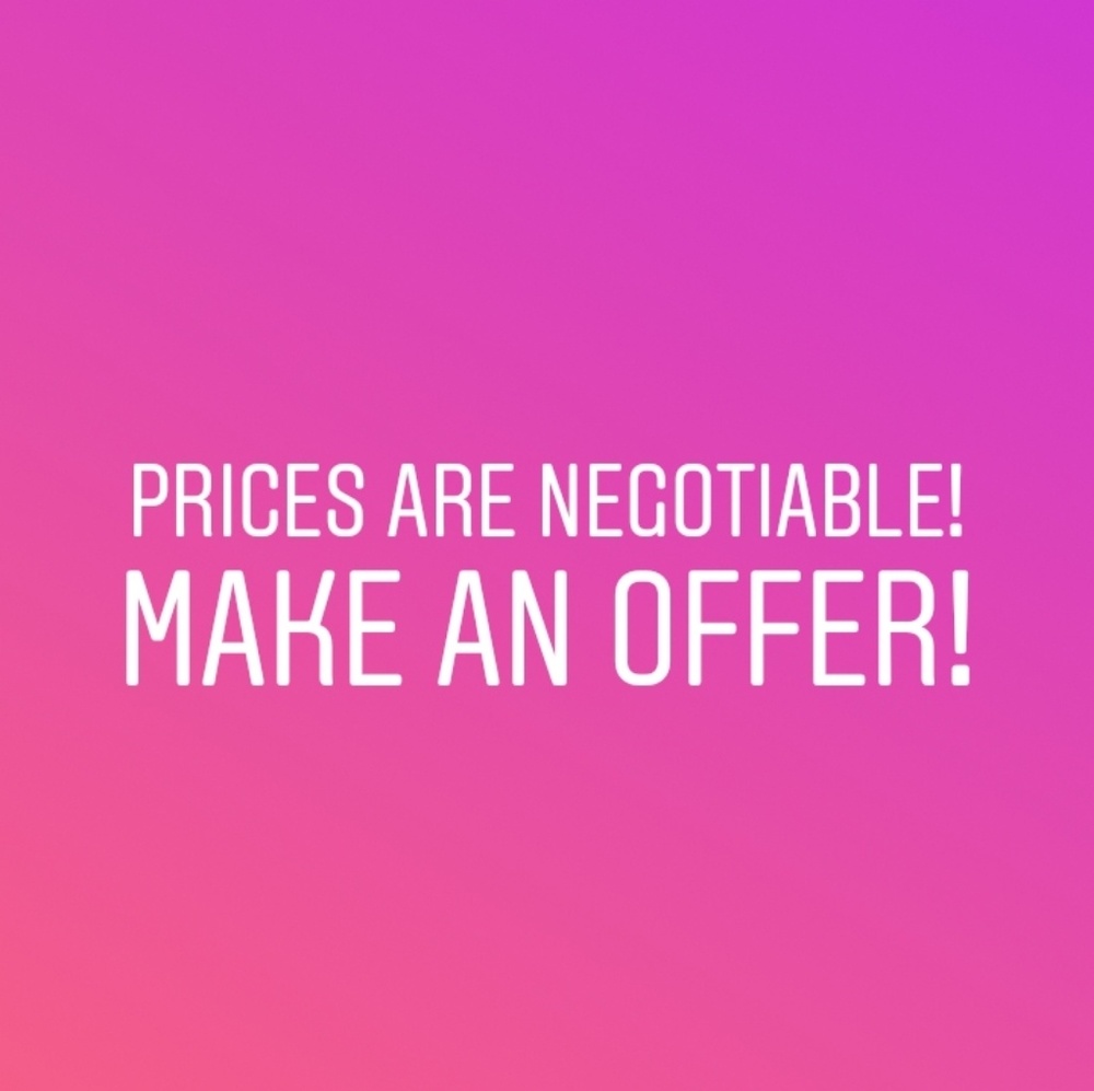 Accepting all reasonable offers!